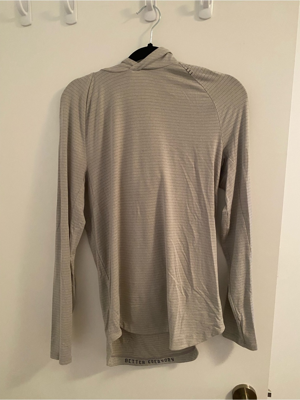 Mens lululemon License to train hoodie pullover grey silver size medium